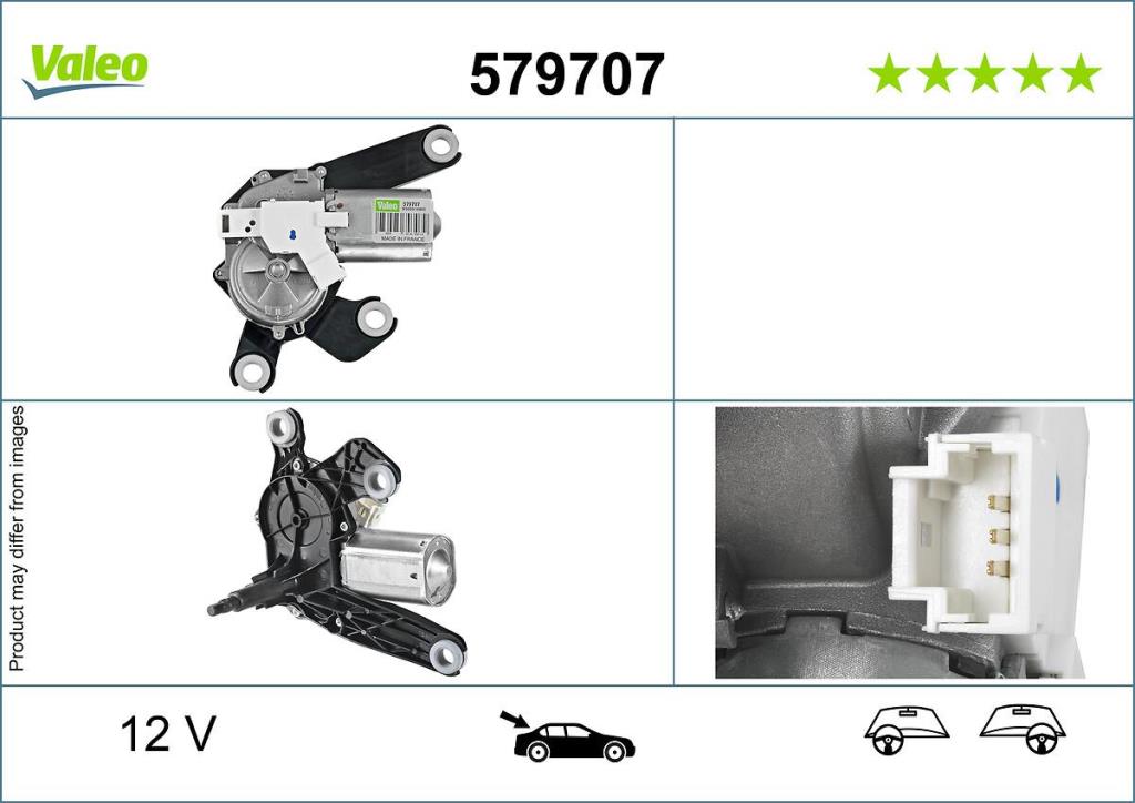 Moteur d'essuie-glace VALEO 579707